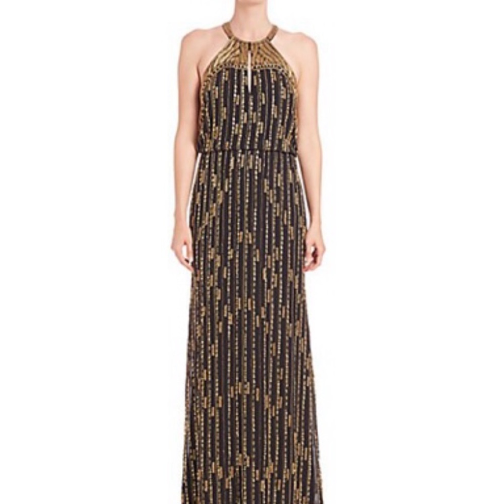 Beaded long gown